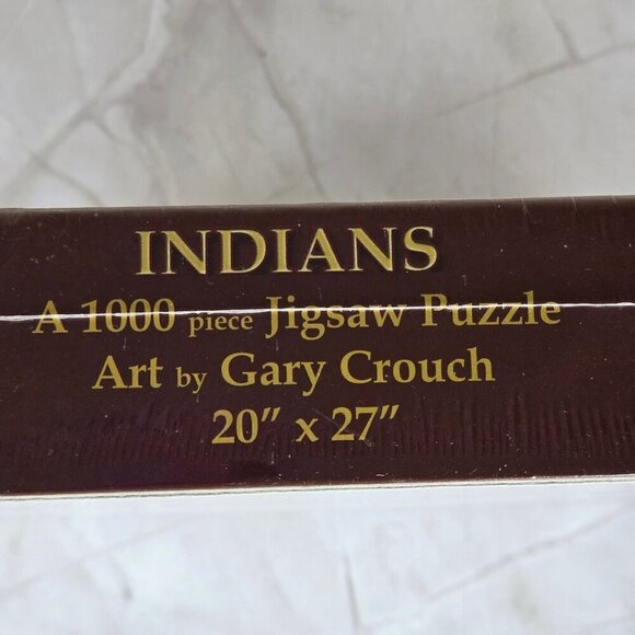 SunsOut Indians History of the West by Gary Crouch 1000 Piece Jigsaw Puzzle NWT - Picture 6 of 7